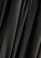 Norma Kamali Coated Stretch-jersey Trousers Charcoal