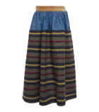 Visvim - Elevation wool, silk and linen midi skirt