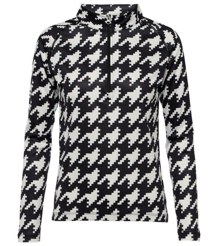 Photo: Perfect Moment Houndstooth half-zip top