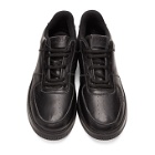 424 Black Distressed Sneakers