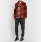 YMC - Checked Cotton-Flannel Shirt - Men - Red