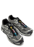 Salomon XT-6 Panelled Mesh Sneakers Grey