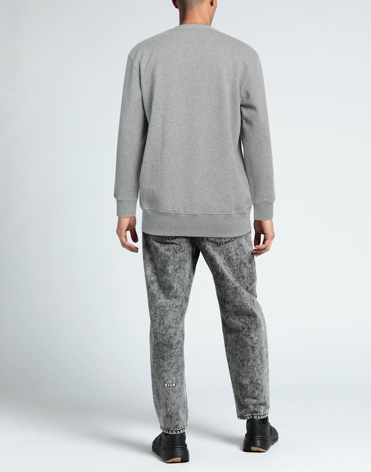 Mcqueen Mens Sweatshirt in Grey