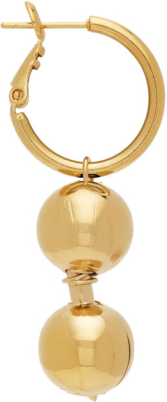 Photo: IN GOLD WE TRUST PARIS Brass Ball Earring