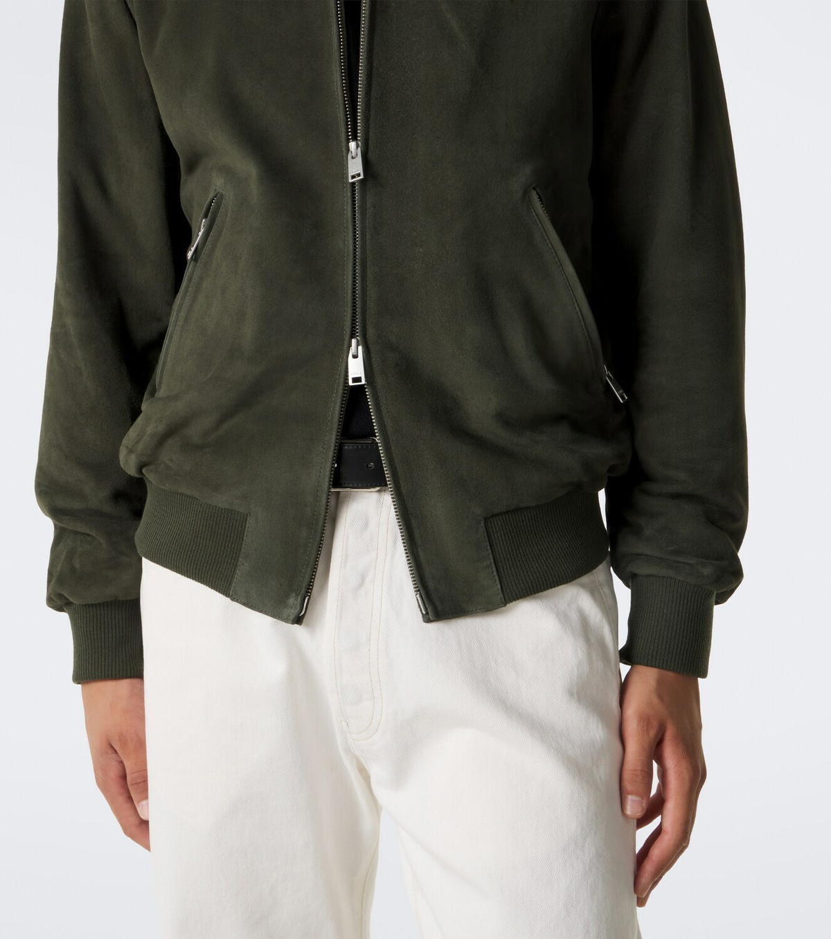 Arma Didier suede bomber jacket