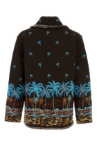 Alanui Embroidered Wool Tale Of A Hawaiian Cardigan