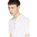 Burberry White Kenforth Polo