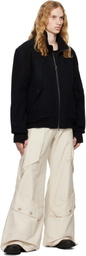 CARNET-ARCHIVE Black Prism Bomber Jacket