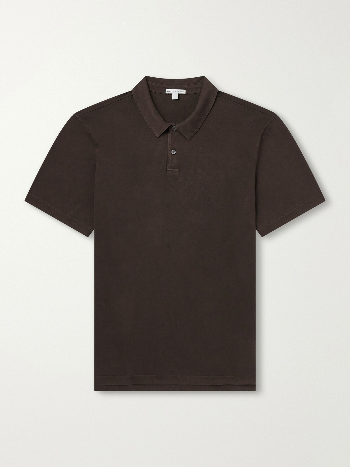 James Perse - Supima Cotton-Jersey Polo Shirt - Brown