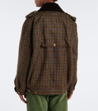 Blazé Milano Chausie checked virgin wool jacket