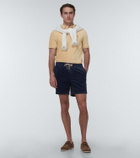 Polo Ralph Lauren Cotton-blend velvet polo shirt