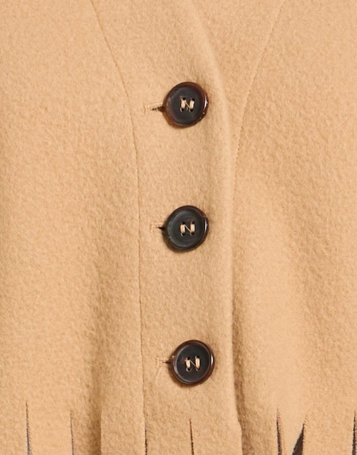 Forte_forte Womens Tailored Vest Camel
