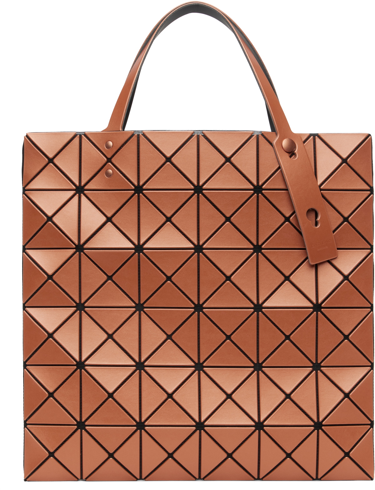 BAOBAO バッグ　ブラウン Bao Bao Issey Miyake Grey Large Prism Tote Bag Bao Bao Issey Miyake