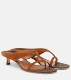 Jimmy Choo Emeri suede thong sandals