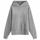 AMIRI Men's MA Shotgun Embroidered Logo Hoodie in Grey