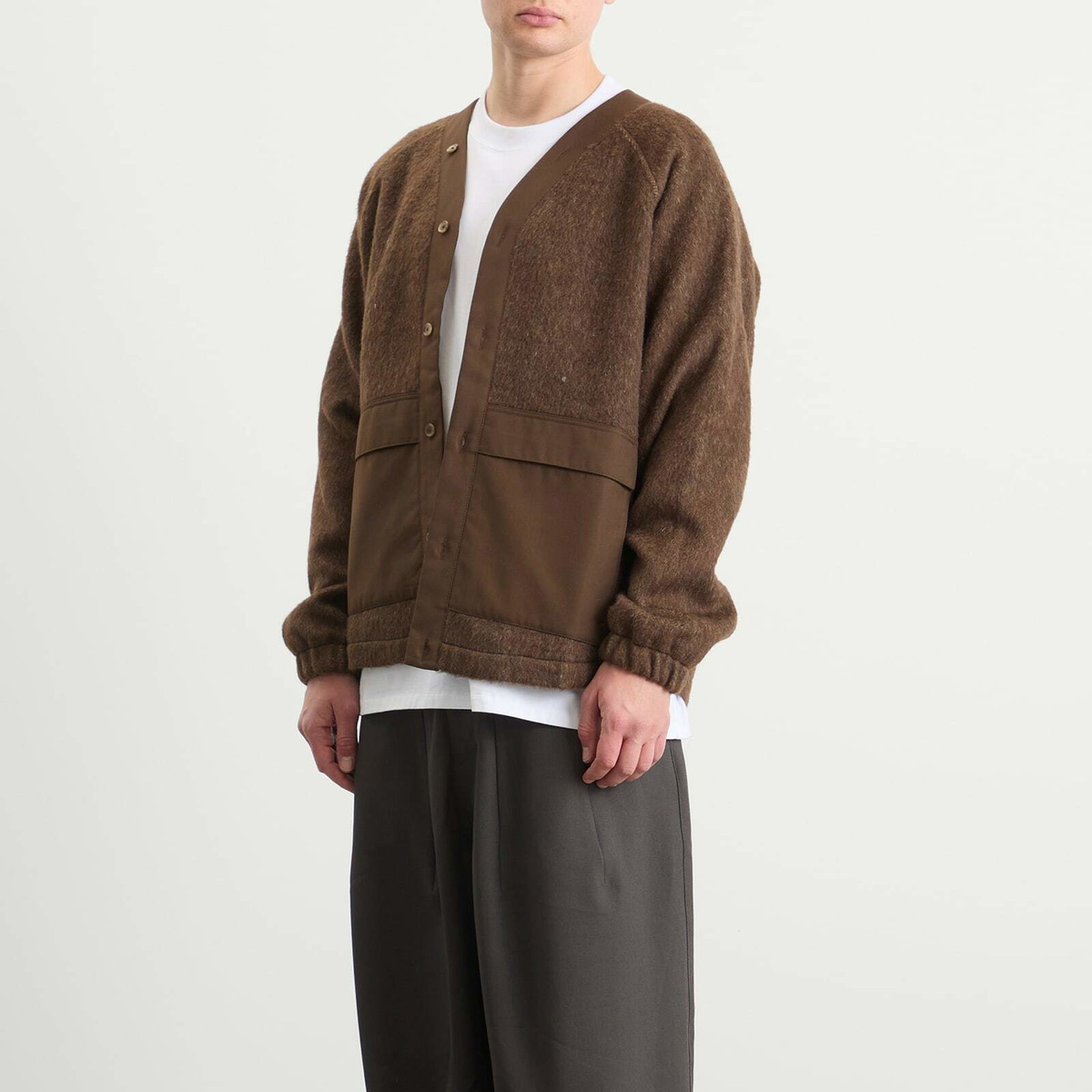 Merely Made Men's Berkut Cardigan in Brown
