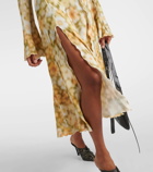 Acne Studios Floral wrap dress