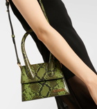 Jacquemus Le Chiquito Moyen snake-effect leather tote bag