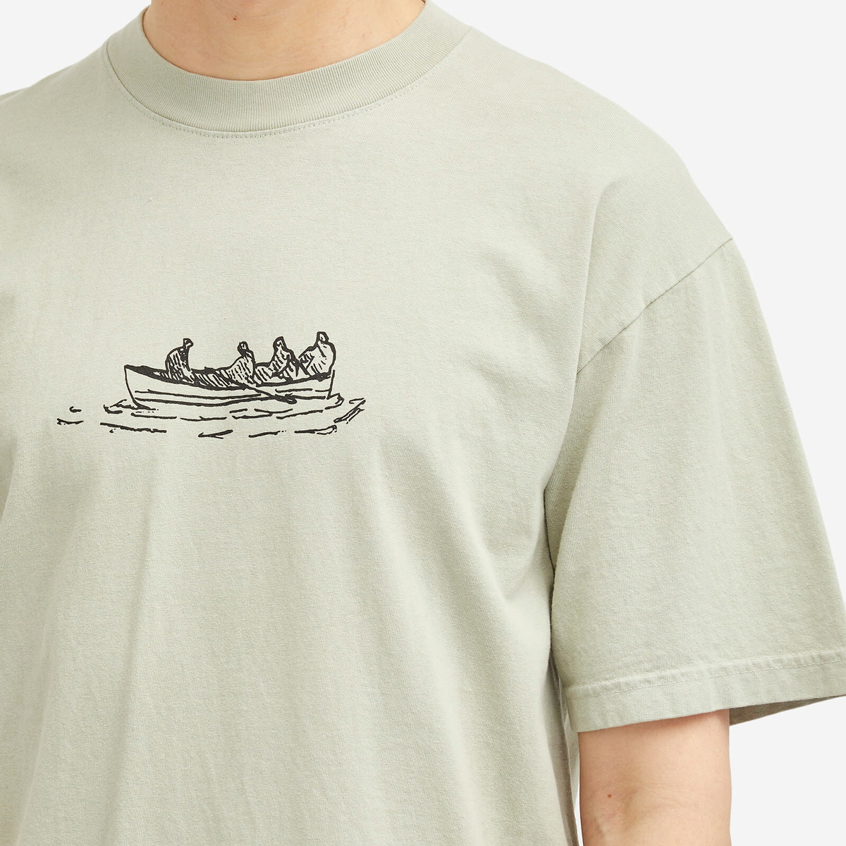 Adsum Men's Canoe T-Shirt in Green