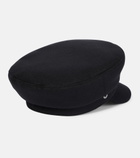 Loro Piana - Lea wool and cashmere baker cap