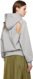 Andersson Bell Gray Cutout Hoodie