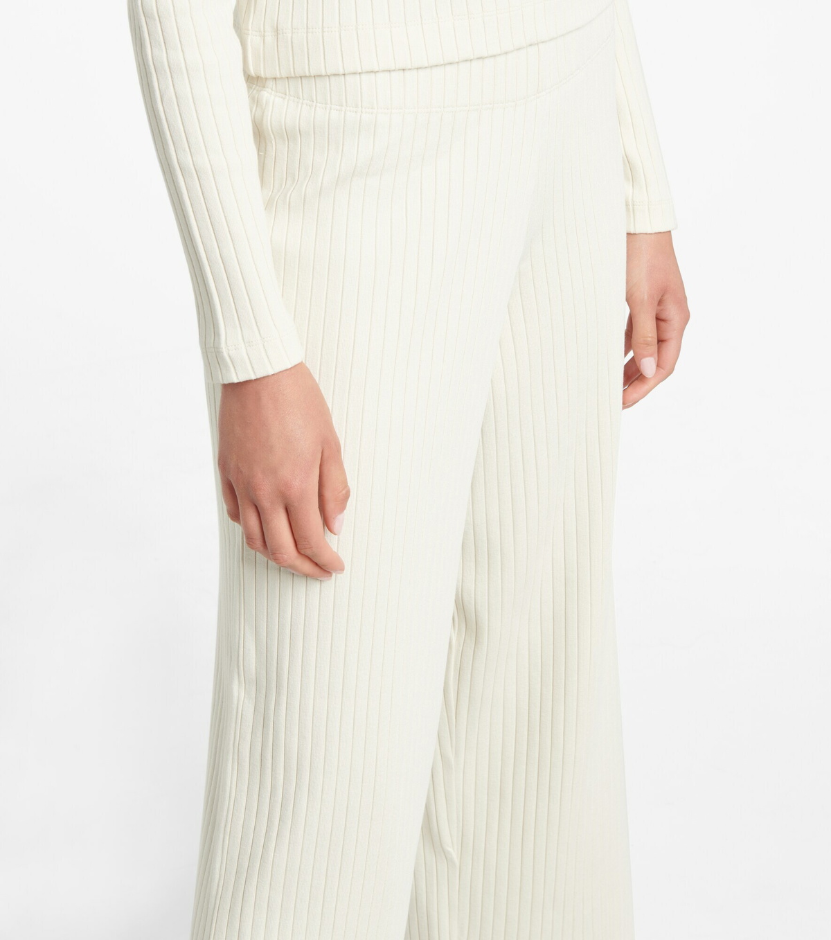 Vince - Ribbed-knit cropped pants