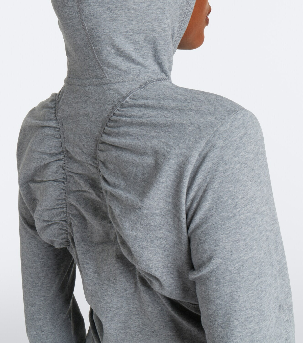 Adidas by Stella McCartney Logo jersey half-zip hoodie