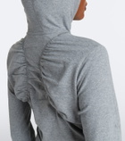 Adidas by Stella McCartney Logo jersey half-zip hoodie