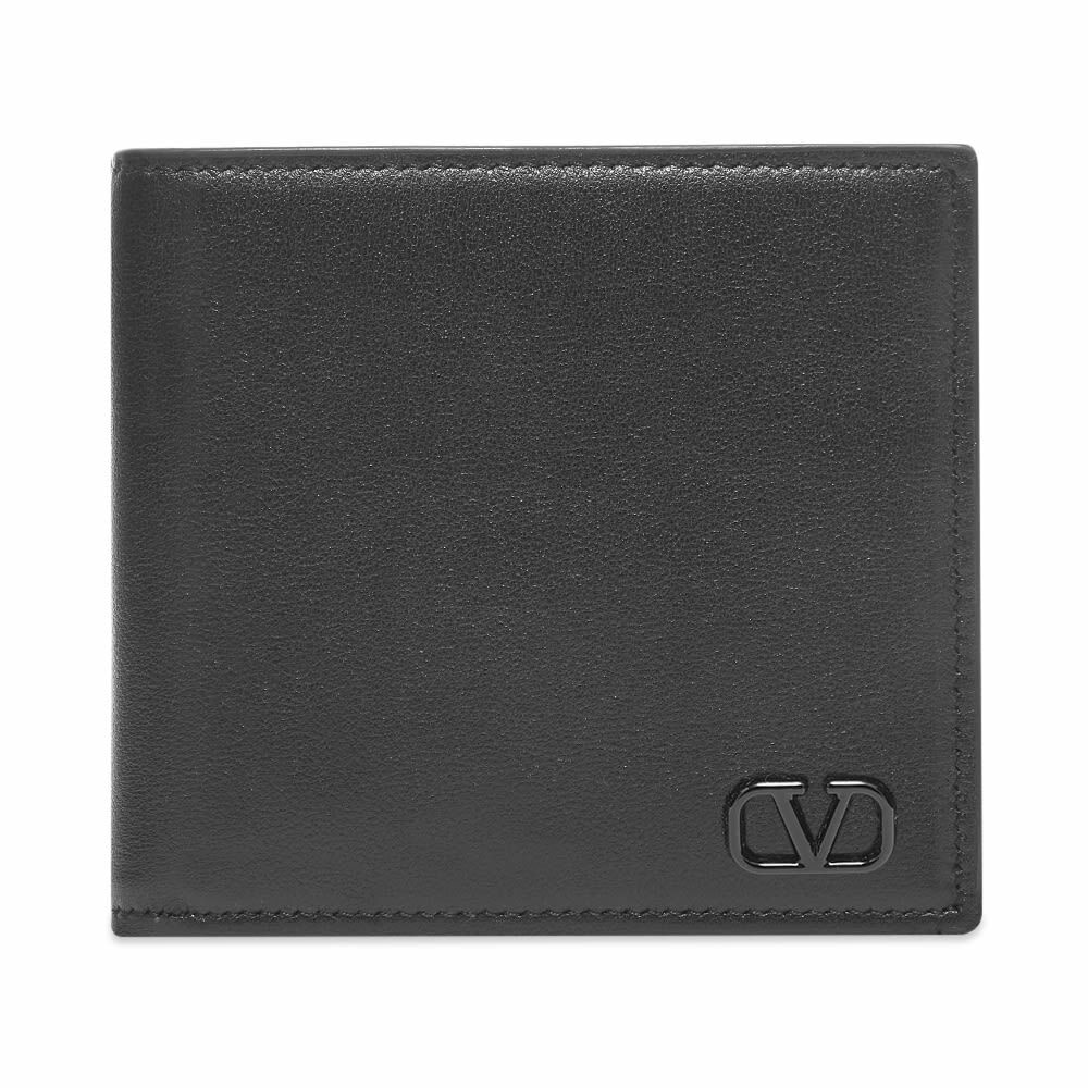 Photo: Valentino Men's Leather Go Logo Billfold Wallet in Nero