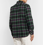 Beams Plus - Button-Down Collar Cotton-Flannel Shirt - Green