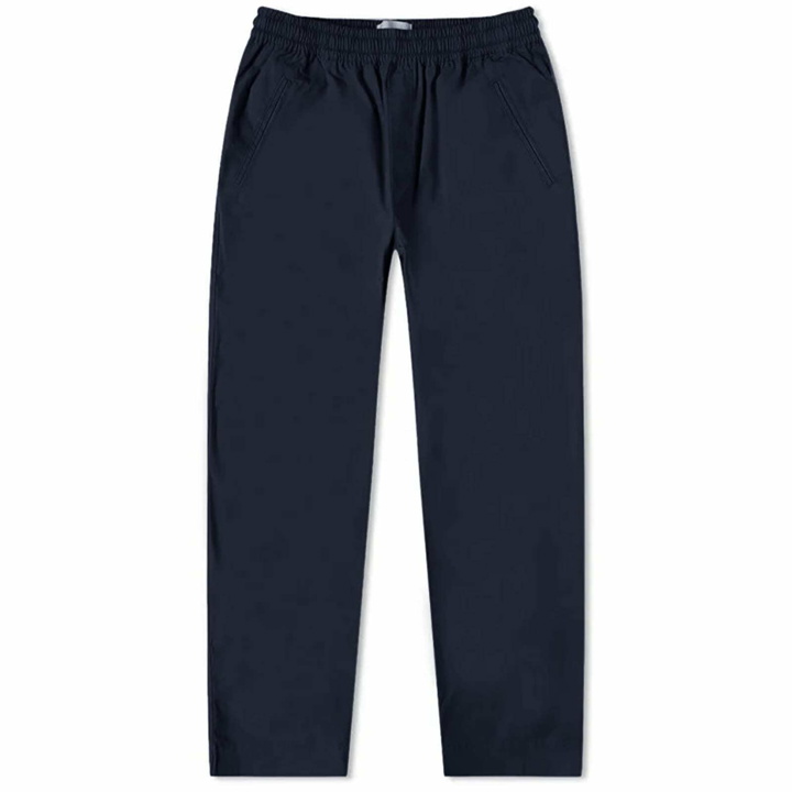 Photo: Folk Men's Drawcord Assembly Pant in Soft Navy
