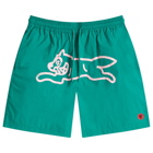 ICECREAM Men's Running Dog Swim Shorts in Green