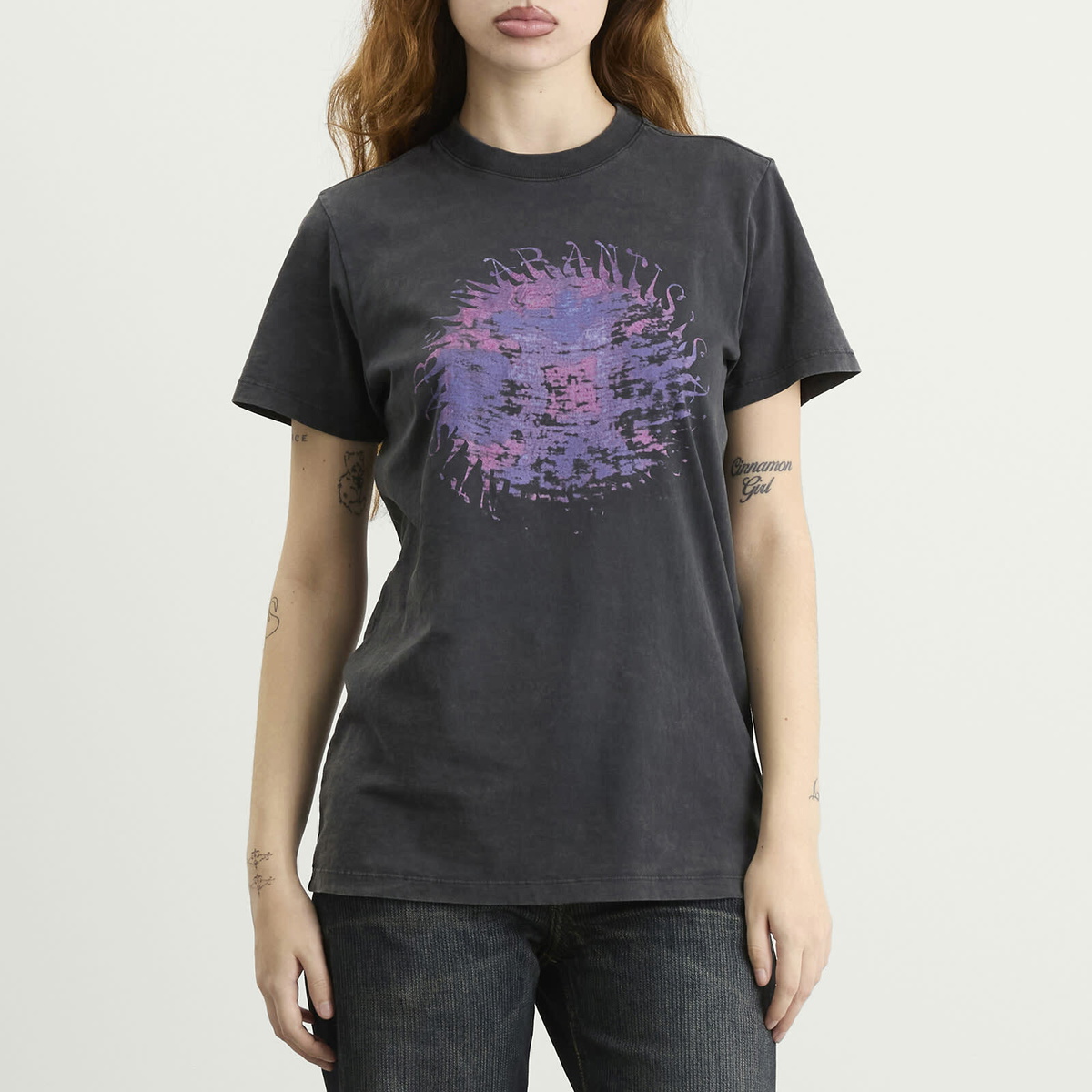Isabel Marant Women's Zoeline T-Shirt in Faded Black