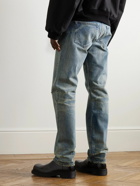 John Elliott - The Daze Slim-Fit Straight-Leg Distressed Jeans - Blue