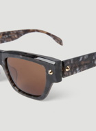 Alexander McQueen - Spike Studs Sunglasses in Grey