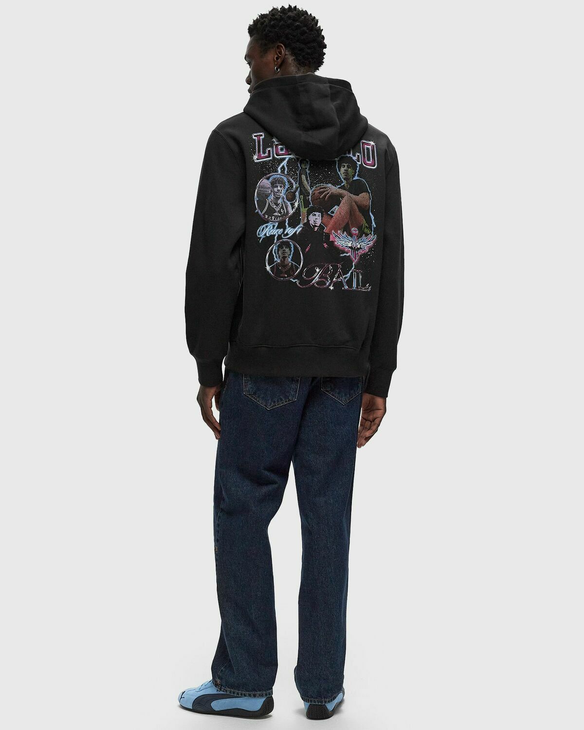 Puma Melo Iridescent Hornets Hoodie Black Hoodies