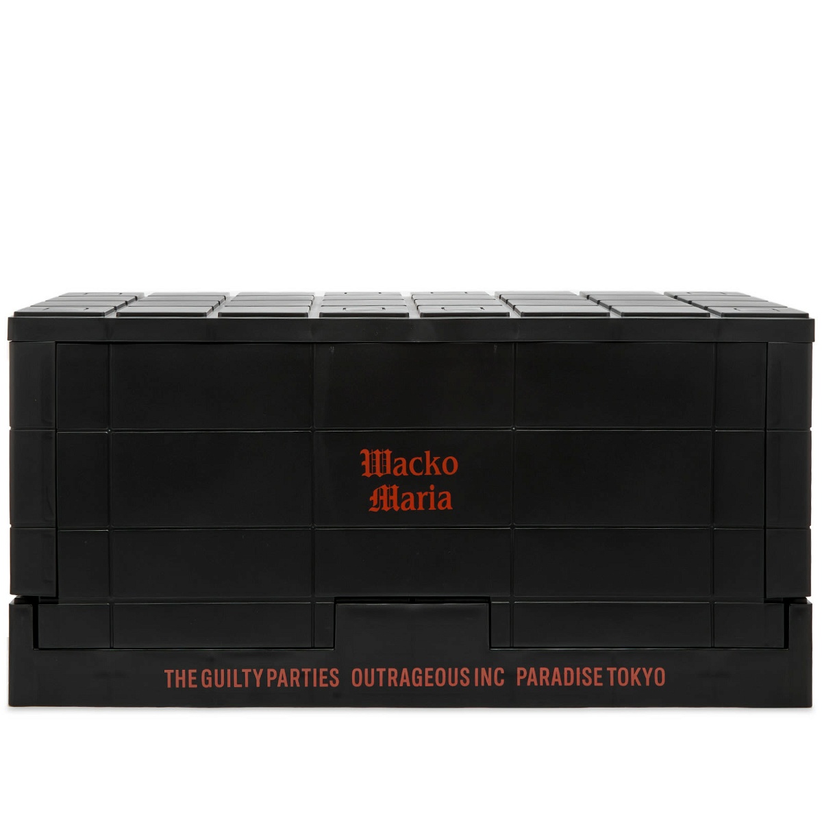Wacko Maria Men's Large Foldable Container in Black Wacko Maria