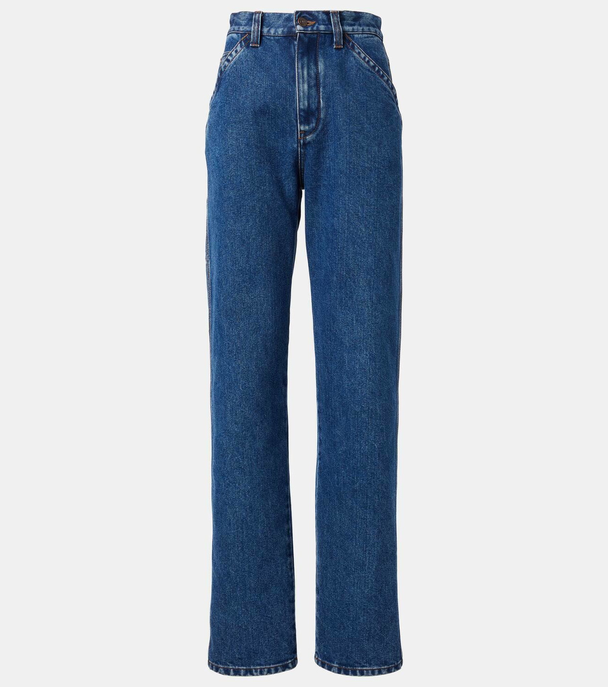 Loro Piana Etienne high-rise straight jeans