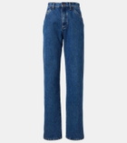 Loro Piana Etienne high-rise straight jeans