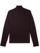 Thom Sweeney - Merino Wool Rollneck Sweater - Burgundy