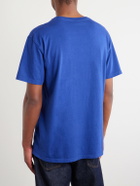 Noah - Core Logo-Printed Cotton T-Shirt - Blue