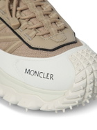 Moncler Trailgrip Gtx Beige And White Sneakers