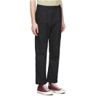 paa Black Canvas Trousers