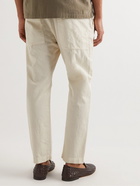 Barena - Bativoga Maestra Straight-Leg Stretch Cotton and Linen-Blend Trousers - Neutrals