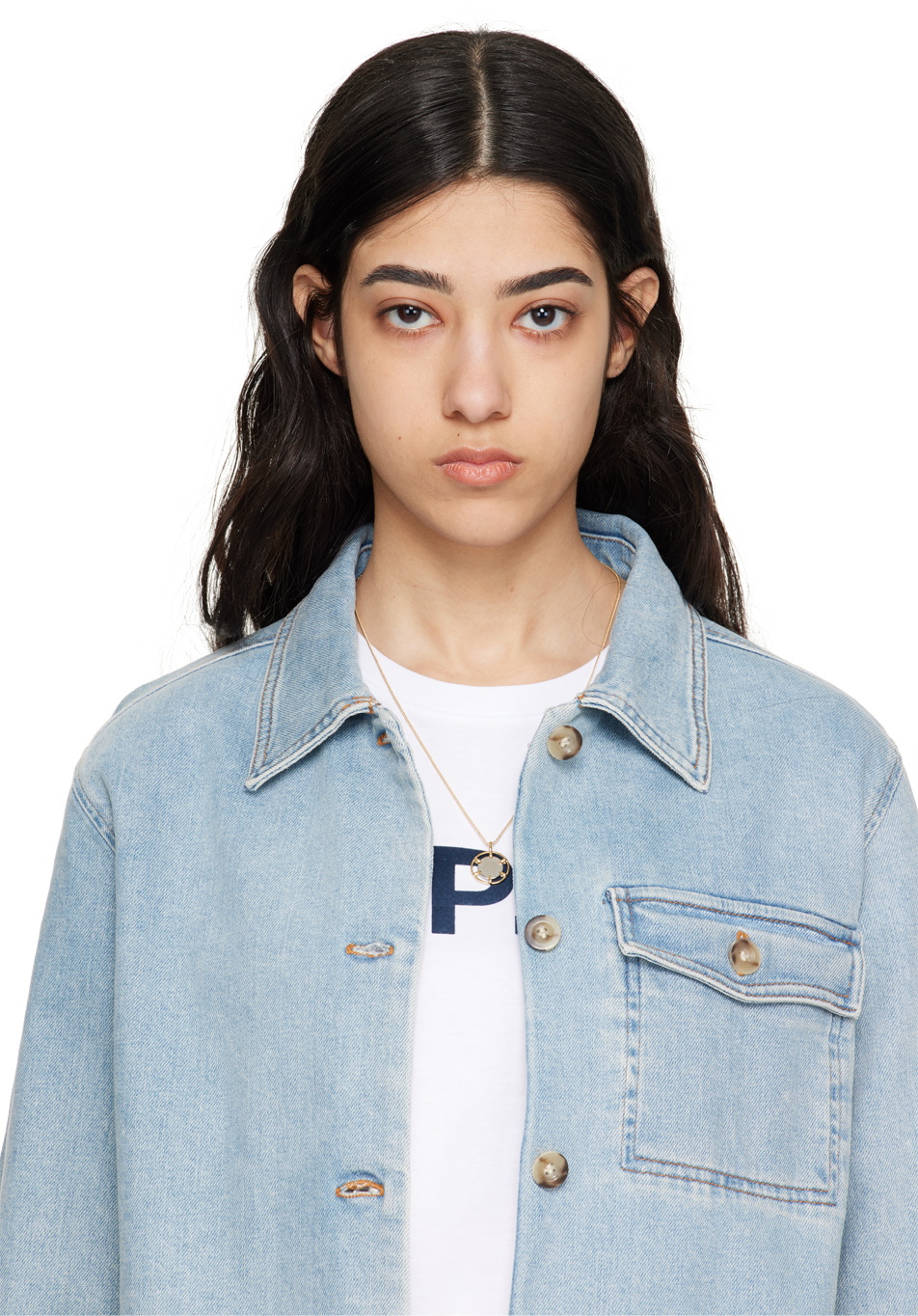 A.P.C. Silver Darwin Necklace