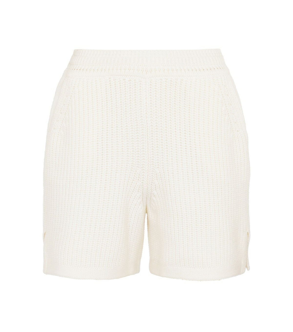 Photo: Barrie Ribbed-knit cashmere and cotton shorts