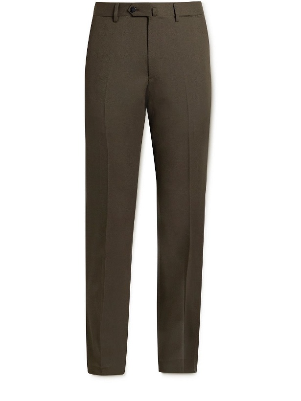 Photo: Caruso - Adia Slim-Fit Wool-Twill Suit Trousers - Brown