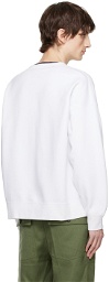 visvim White Ultimate Jumbo SB Sweatshirt
