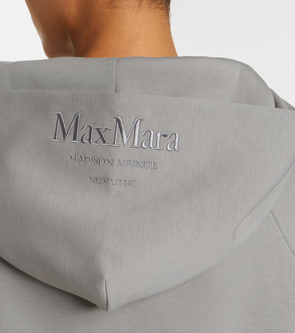 'S Max Mara Cotton-blend jersey hoodie
