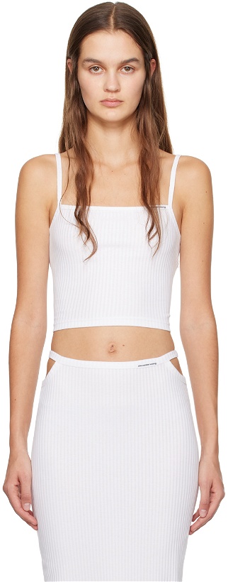 Photo: alexanderwang.t White Cropped Camisole